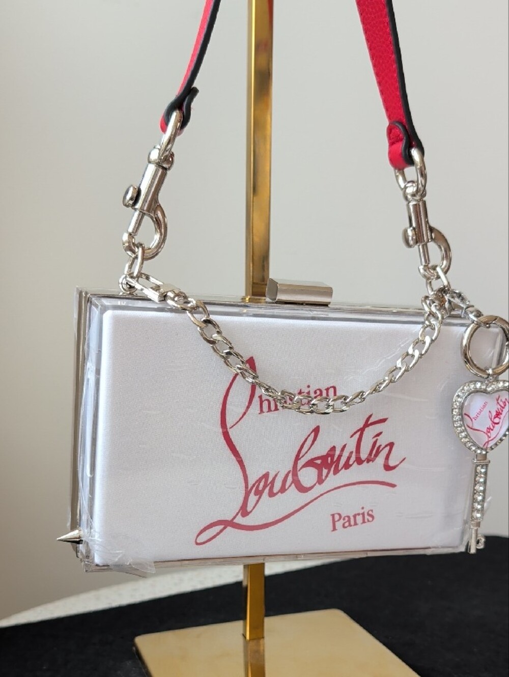 Upcycled Spiked Out Christian Louboutin Box Clutch